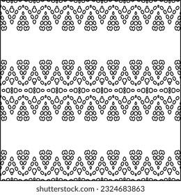  Modern stylish abstract texture. Geometric shapes from striped elements. Black and white pattern.