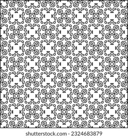  Modern stylish abstract texture. Geometric shapes from striped elements. Black and white pattern.