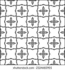  Modern stylish abstract texture. Geometric shapes from striped elements. Black and white pattern.