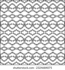  Modern stylish abstract texture. Geometric shapes from striped elements. Black and white pattern.