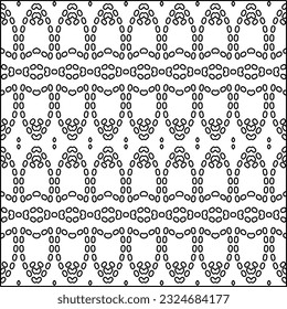  Modern stylish abstract texture. Geometric shapes from striped elements. Black and white pattern.