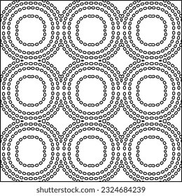  Modern stylish abstract texture. Geometric shapes from striped elements. Black and white pattern.