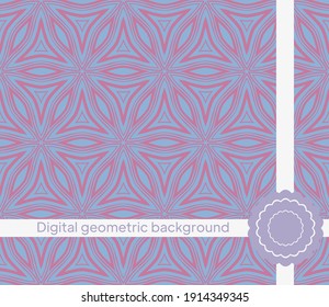 Textura abstracta moderna y elegante. Baldosas geométricas repetitivas. Ilustración del vector