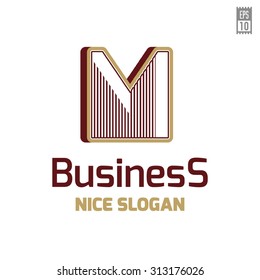 Modern and stylish alphabetical logo design in vector.