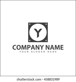 Modern and stylish alphabetical logo design in vector for setting, workshop, construction, home, etc.