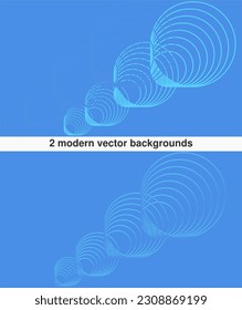 Modern stylish background design. Light stroke shiny poster or post background. Repetitive circle made vector abstract background images.