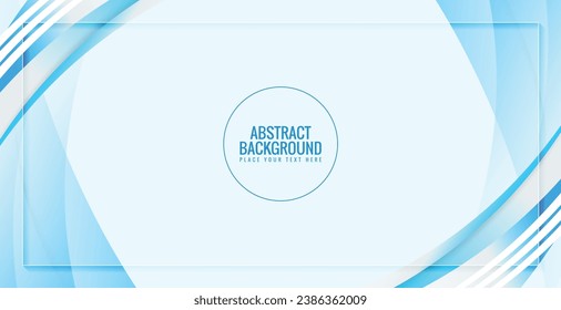 modern stylish blue abstract design background