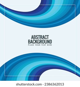 modern stylish blue abstract design background