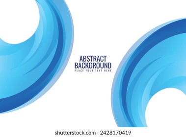 modern stylish blue abstract design background