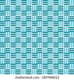 Modern stylish blue geometric seamless pattern
