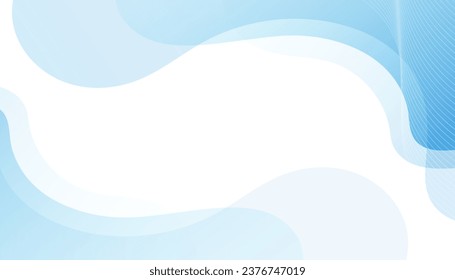 Modern stylish blue wave design background vector. geometric background. Very useable for landing page, website, banner, poster, event, etc.