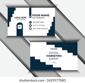 A Modern, Stylish Business Card Design with Multiple Applications