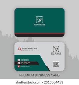 modern and stylish business card template design.