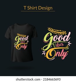 Modern and stylish Calligraphy T Shirt Design