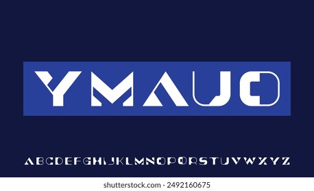 modern stylish capital alphabet letter logo design