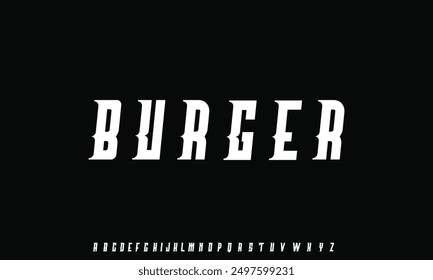 Modern stylish capital alphabet letter logo design