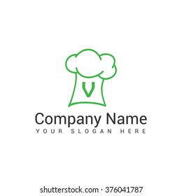 Modern and stylish chief cook logo, restaurant logo etc