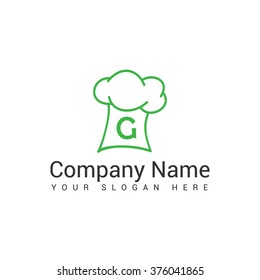 Modern and stylish chief cook logo, restaurant logo etc