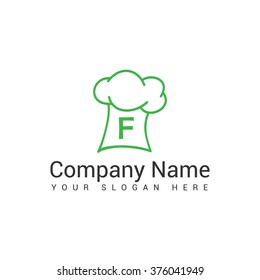 Modern and stylish chief cook logo, restaurant logo etc