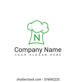 Modern and stylish chief cook logo, restaurant logo etc