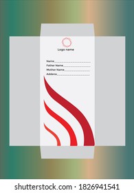 Modern Stylish Creative Envelope design vector template. Modern stationery set in vector format. Set of Paper envelope templates for your project design.  