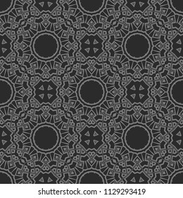 Modern stylish Decorative Cicle Vector Shapes. Floral mandala. Vector illustration.