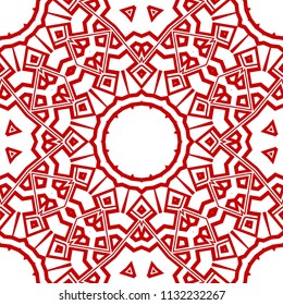 Modern stylish Decorative Cicle Vector Shapes. Floral mandala. Vector illustration.