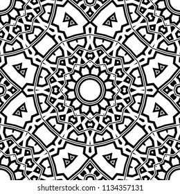 Modern stylish Decorative Cicle Vector Shapes. Floral mandala. Vector illustration.