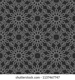 Modern stylish Decorative Cicle Vector Shapes. Floral mandala. Vector illustration.