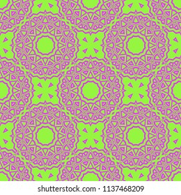 Modern stylish Decorative Cicle Vector Shapes. Floral mandala. Vector illustration.