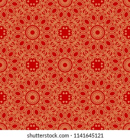 Modern stylish Decorative Cicle Vector Shapes. Floral mandala. Vector illustration.