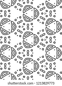 Modern stylish decorative vector pattern for many creative ideas