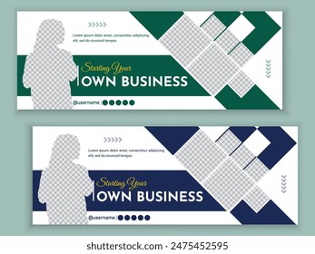 Modern and Stylish Facebook Cover Design for Promoting Your Business, Advertising Design, And Social Media Banner Post Template.