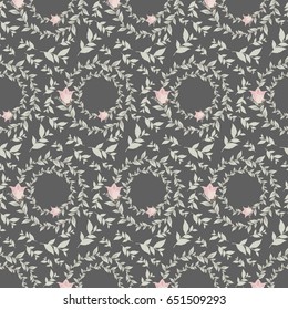 Modern stylish floral flower pattern for textile, wallpaper, pattern fills, covers, surface, print, gift wrap scrapbook decoupage Seamless abstract classic pattern