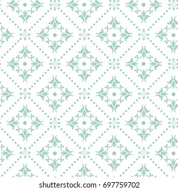 Modern stylish floral flower pattern for textile, wallpaper, pattern fills, covers, surface, print, gift wrap scrapbook decoupage Seamless abstract classic pattern