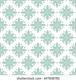 Modern stylish floral flower pattern for textile, wallpaper, pattern fills, covers, surface, print, gift wrap scrapbook decoupage Seamless abstract classic pattern