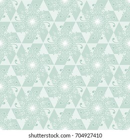 Modern stylish floral flower pattern for textile, wallpaper, pattern fills, covers, surface, print, gift wrap scrapbook decoupage Seamless abstract classic pattern
