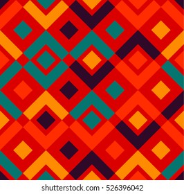 Modern stylish Geometric seamless pattern. Vector illustration.