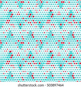 Modern stylish geometric texture with regularly 
repeating hexagons, rhombus. Vector element of graphic design.
