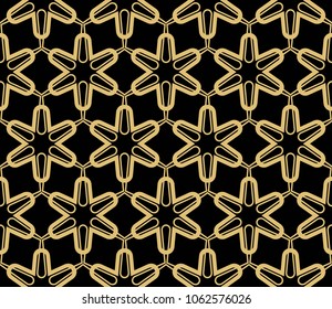 modern stylish geometry seamless pattern art deco background. Luxury texture for wallpaper, invitation. Vector illustration and handmade symbol.