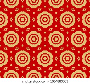 modern stylish geometry seamless pattern art deco background. Luxury texture for wallpaper, invitation. Vector mosaic illustration.