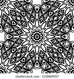 modern stylish geometry seamless pattern art deco background. Luxury texture for wallpaper, invitation. Vector illustration and handmade symbol