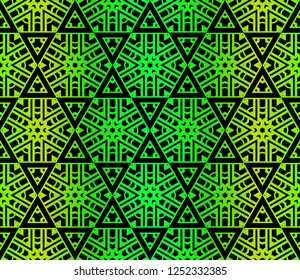 Modern Stylish Geometry Seamless Pattern Art Deco Background. Luxury Texture For Wallpaper, Invitation. Vector Illustration.