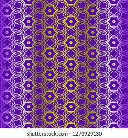 Modern Stylish Geometry Seamless Pattern Art Deco Background. Luxury Texture For Wallpaper, Invitation. Vector Illustration. Yellow, blue color.