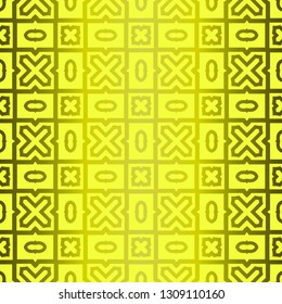 Modern Stylish Geometry Seamless Pattern Art Deco Background. Luxury Texture For Wallpaper, Invitation. Vector Illustration. Green olive color.
