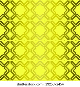 Modern Stylish Geometry Seamless Pattern Art Deco Background. Luxury Texture For Wallpaper, Invitation. Vector Illustration. Green olive color.