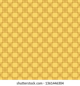 Modern Stylish Geometry Seamless Pattern Art Deco Background. Luxury Texture For Wallpaper, Invitation. Vector Illustration. Orange color.