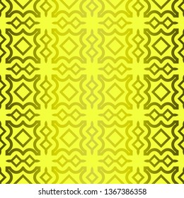 Modern Stylish Geometry Seamless Pattern Art Deco Background. Luxury Texture For Wallpaper, Invitation. Vector Illustration. Green olive color.