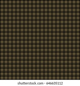 Modern stylish gold texture with rhombus or squares. Seamless tile pattern. Repeating geometry in golden color.