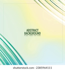 fondo de diseño moderno de olas verdes